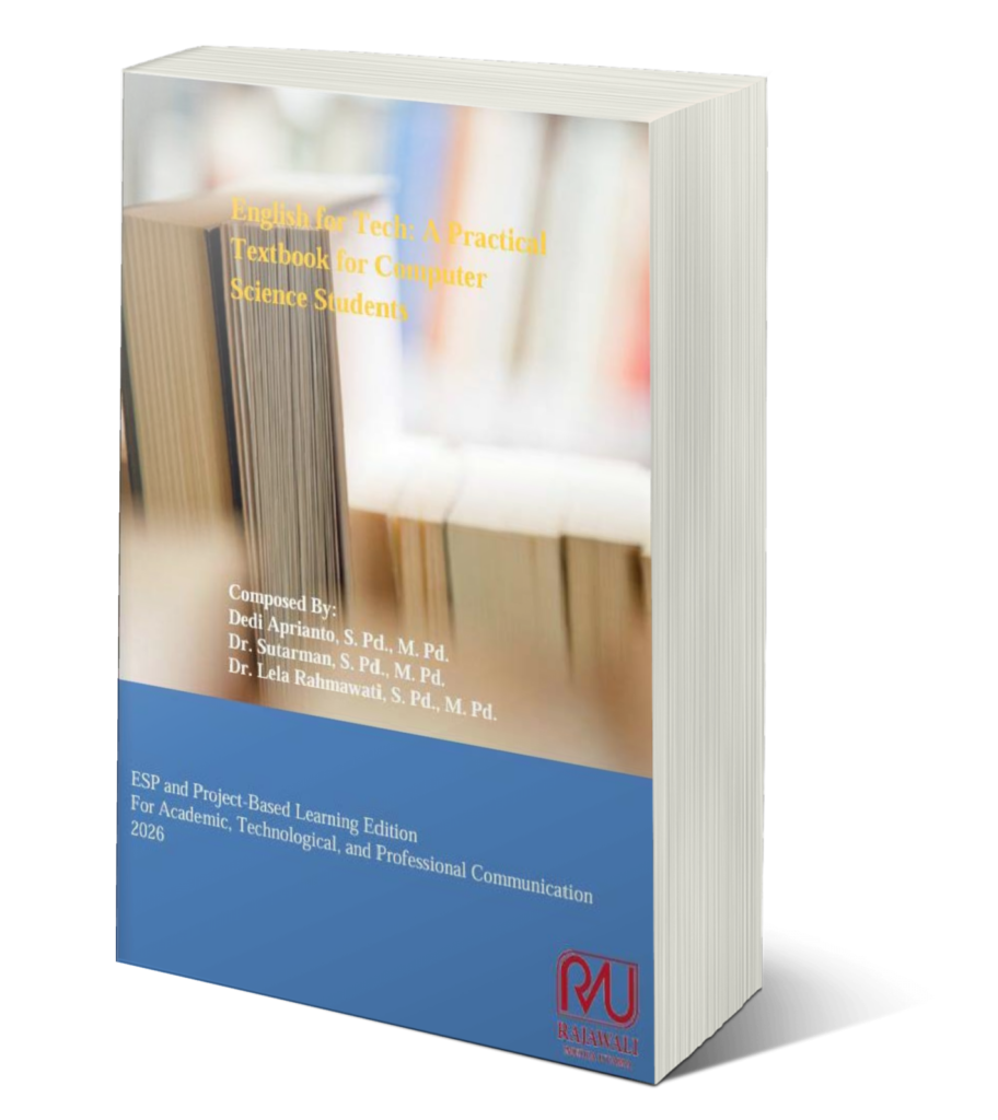 Book Cover: English for Tech: A Practical Textbook for Computer Science Students  Learning English through Project-Based Learning (Pj-BL)