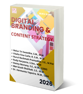 Book Cover: BUKU AJAR DIGITAL BRANDING & CONTENT STRATEGY